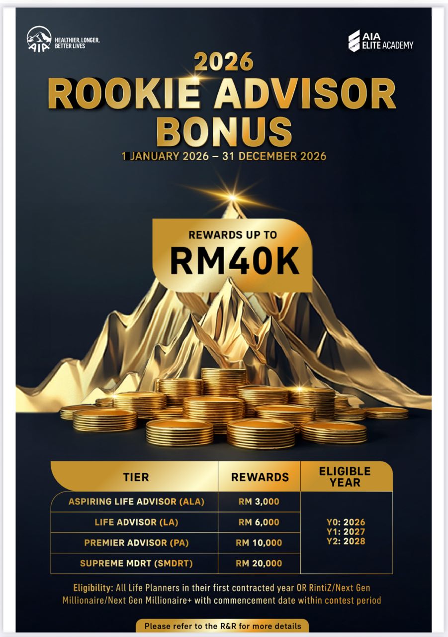 2026 Rookie Advisor Bonus sehingga RM40,000