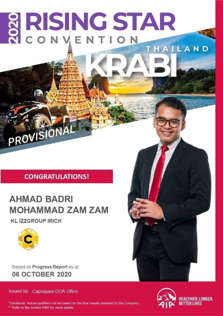 Mentee berjaya AIA 3