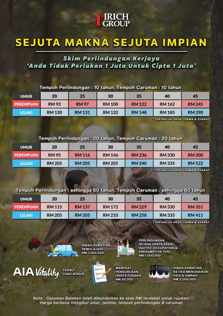 Poster AIA Hibah Takaful